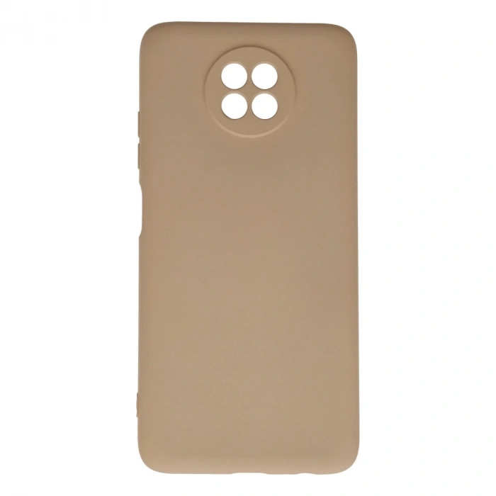Xiaomi Redmi Note 9 5g Kılıf Nano İçi Kadife Silikon - Bej
