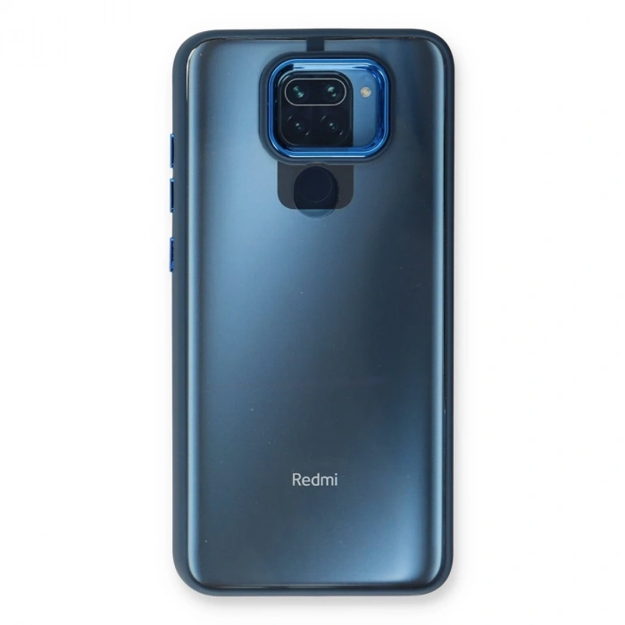 Xiaomi Redmi Note 9 Kılıf Dora Kapak - Mavi
