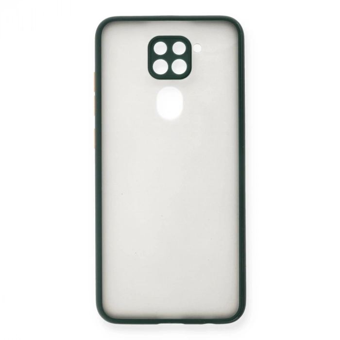 Xiaomi Redmi Note 9 Kılıf Montreal Silikon Kapak - Yeşil