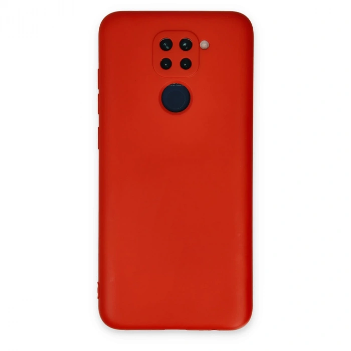 Xiaomi Redmi Note 9 Kılıf Nano İçi Kadife Silikon - Kırmızı