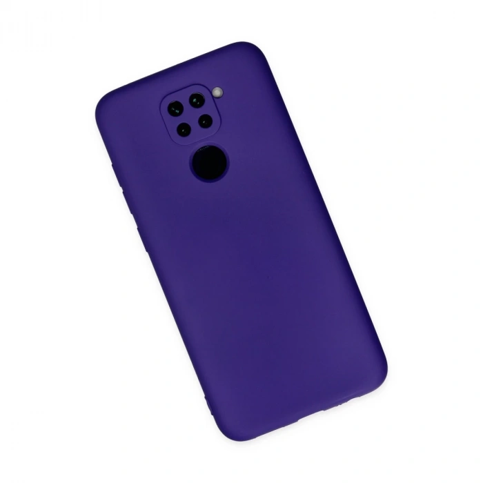 Xiaomi Redmi Note 9 Kılıf Nano İçi Kadife Silikon - Mor