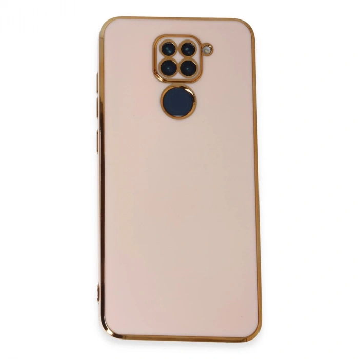 Xiaomi Redmi Note 9 Kılıf Volet Silikon - Pembe