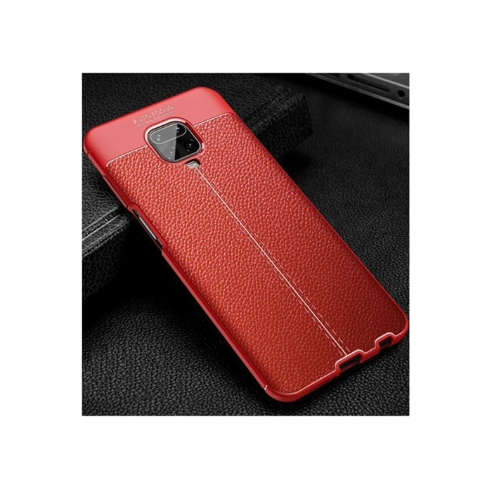 Xiaomi Redmi Note 9 Pro Kılıf Auto Focus Kapak - Kırmızı