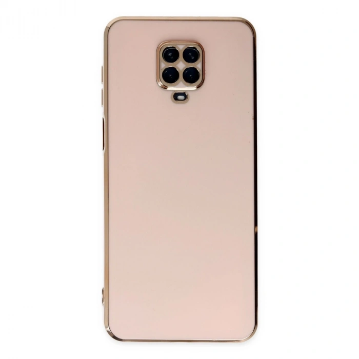 Xiaomi Redmi Note 9 Pro Kılıf Volet Silikon - Pembe