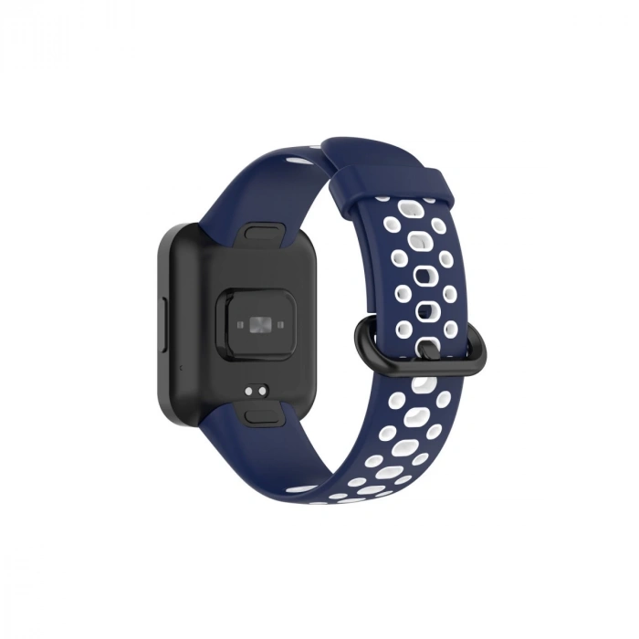 Xiaomi Redmi Watch 2 Spor Delikli Kordon - Lacivert-beyaz