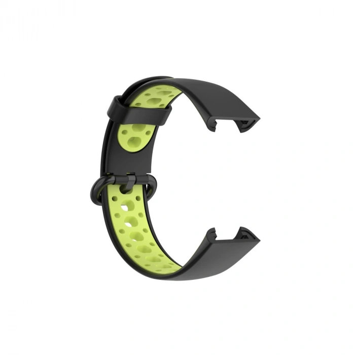 Xiaomi Redmi Watch 2 Spor Delikli Kordon - Siyah-yeşil