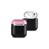 Airpods 2 (2.nesil) 3in1 Kılıf - Siyah-pembe