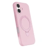 Apple İphone 16 Regal Magsafe Standlı Kapak - Açık Pembe