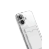 Apple İphone 17 Kart Şeffaf Silikon - Şeffaf