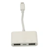 Apr23 Iphone Otg 3in1 - Beyaz