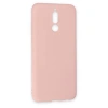 Huawei Mate 10 Lite Kılıf Nano İçi Kadife Silikon - Pudra