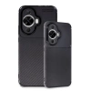 Huawei Nova 12s Kılıf Auto Focus Karbon Kapak - Siyah