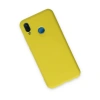 Huawei P20 Lite Kılıf Nano İçi Kadife Silikon - Sarı