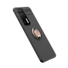Huawei P40 Kılıf Range Yüzüklü Silikon - Siyah-gold