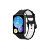 Huawei Watch Fit 2 Spor Delikli Kordon - Siyah-beyaz
