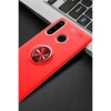 Huawei Y6p Kılıf Range Yüzüklü Silikon - Kırmızı