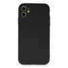 İphone 11 Kılıf Nano İçi Kadife Silikon - Siyah