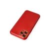 İphone 11 Pro Kılıf Coco Deri Silikon Kapak - Kırmızı