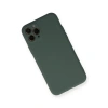 İphone 11 Pro Kılıf Nano İçi Kadife Silikon - Koyu Yeşil