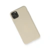 İphone 11 Pro Max Kılıf Nano İçi Kadife Silikon - Bej