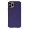 İphone 11 Pro Max Kılıf Nano İçi Kadife Silikon - Mor