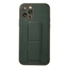 İphone 12 Pro Kılıf Coco Deri Standlı Kapak - Yeşil