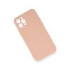 İphone 12 Pro Max Kılıf Nano İçi Kadife Silikon - Pudra