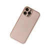 İphone 13 Pro Kılıf Coco Deri Silikon Kapak - Pembe