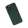 İphone 13 Pro Kılıf Nano İçi Kadife Silikon - Koyu Yeşil