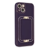 İphone 14 Kılıf Coco Elit Kapak - Derin Mor