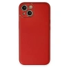İphone 14 Plus Kılıf Coco Deri Silikon Kapak - Kırmızı