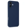 İphone 16 Kılıf First Silikon - Lacivert