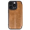İphone 16 Pro Kılıf Flip Cover - Taba