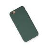 İphone 6 Kılıf Nano İçi Kadife Silikon - Koyu Yeşil