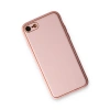 İphone 7 Kılıf Coco Deri Silikon Kapak - Pudra