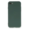 İphone 7 Kılıf Nano İçi Kadife Silikon - Koyu Yeşil