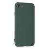 İphone 7 Kılıf Nano İçi Kadife Silikon - Koyu Yeşil