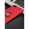 İphone 7 Plus Kılıf Range Yüzüklü Silikon - Kırmızı
