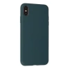 İphone Xs Max Kılıf Nano İçi Kadife Silikon - Koyu Yeşil