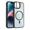 Joko Apple İphone 11 Remim Lensli Magsafe Standlı Kapak - Koyu Yeşil