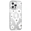 Joko Apple İphone 15 Pro Max Floral Magsafe Kapak - Beyaz