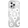 Joko Apple İphone 16 Pro Max Floral Magsafe Kapak - Beyaz