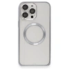 Joko İphone 15 Pro Max Kılıf Metal Bumper Magneticsafe Kapak - Gri