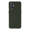 One Plus 9 Pro Kılıf Nano İçi Kadife Silikon - Koyu Yeşil