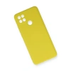 Oppo A15 Kılıf Nano İçi Kadife Silikon - Sarı