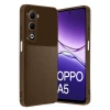 Oppo A5 4g Auto Focus Karbon Kapak - Kahverengi