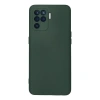 Oppo Reno 5 Lite Kılıf Nano İçi Kadife Silikon - Koyu Yeşil