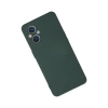 Oppo Reno 7 Lite Kılıf Nano İçi Kadife Silikon - Koyu Yeşil