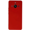 Realme 11 Pro Kılıf Nano İçi Kadife Silikon - Kırmızı