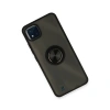 Realme C11 2021 Kılıf Montreal Yüzüklü Silikon Kapak - Siyah